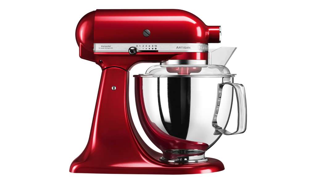KitchenAid Küchenmaschine  5KSM175PSEER ¦ rot ¦ Metall, Kunststoff ¦ Maße (cm): B: 24 H: 36 T: 37 Elektrokleingeräte > Mixen, Zerkleinern & Entsaften - Höffner
