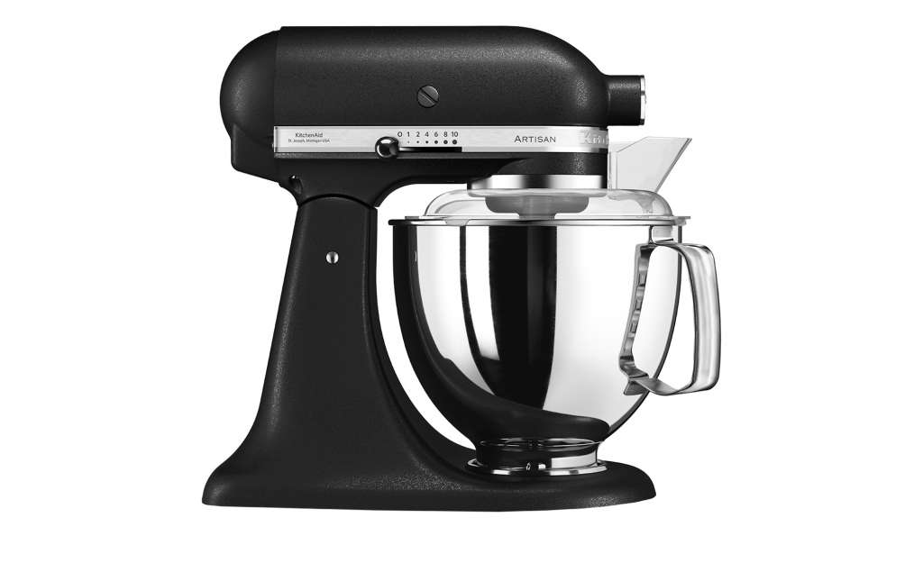 KitchenAid Küchenmaschine  5KSM175PSEOB ¦ schwarz ¦ Metall, Kunststoff ¦ Maße (cm): B: 24 H: 36 T: 37 Elektrokleingeräte > Mixen, Zerkleinern & Entsaften - Höffner
