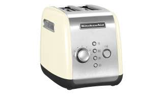 KitchenAid Toaster  5KMT221EAC ¦ creme ¦ Kunststoff, Metall ¦ Maße (cm): B: 28,6 H: 21 T: 18,4 Elektrokleingeräte > Toaster - Höffner