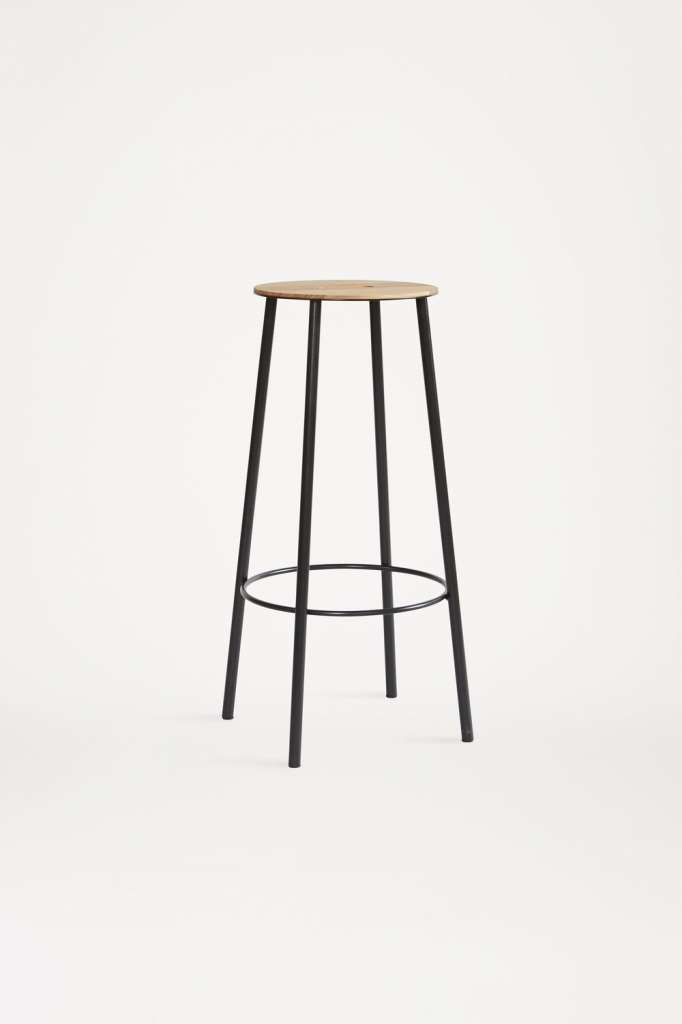 Frama - Adam Hocker rund - doppelt geöltes Eichenholz - indoor