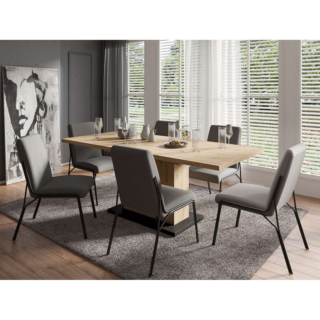 home24 Polsterstuhl Pasco (2er-Set)