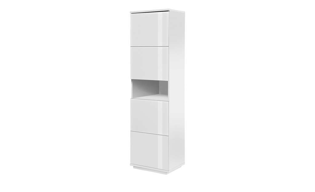 Schuhschrank  Asola ¦ weiß ¦ Maße (cm): B: 55 H: 193 T: 40 Garderoben & Kleiderstangen > Schuhschränke - Höffner