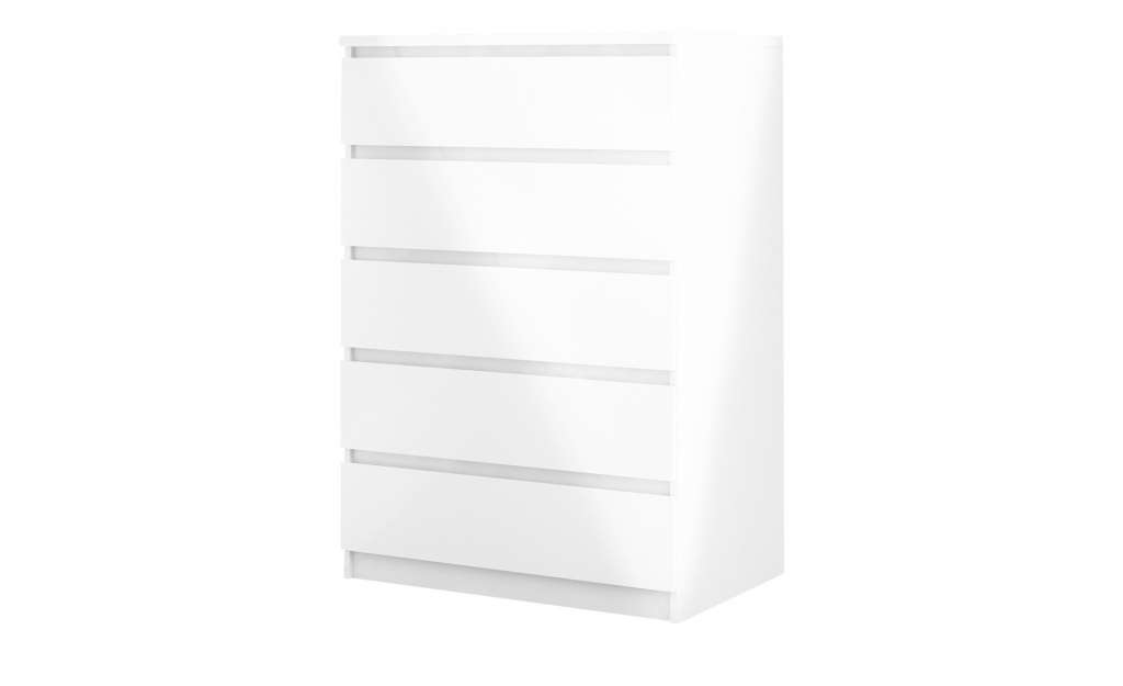 Kommode  Nardo ¦ weiß ¦ Maße (cm): B: 77 H: 111,3 T: 50 Kommoden & Sideboards > Kommoden - Höffner