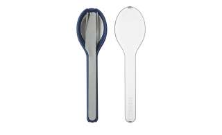 Rosti Mepal Besteckset, 3-teilig To Go  Ellipse ¦ blau ¦ Kunststoff, Edelstahl ¦ Maße (cm): B: 5,1 H: 2,3 Besteck > Besteck-Sets - Höffner