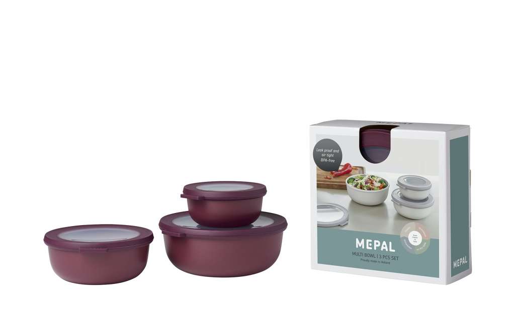 Rosti Mepal Multischüssel-Set, 3-teilig  Cirqula ¦ rosa/pink ¦ Kunststoff Geschirr > Schalen - Höffner