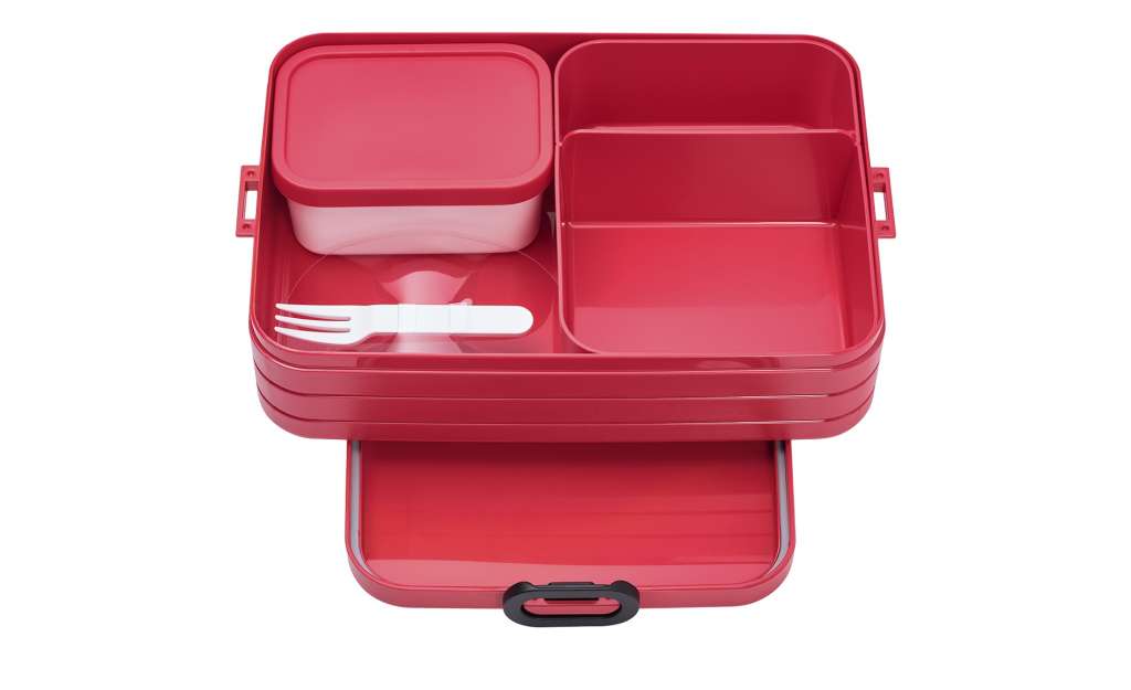 Rosti Mepal Bento-Lunchbox To Go, 1,5l  Take a Break large ¦ rot ¦ Kunststoff ¦ Maße (cm): B: 17 H: 6,5 Küchenzubehör & Helfer > Vorratsbehälter - Höffner