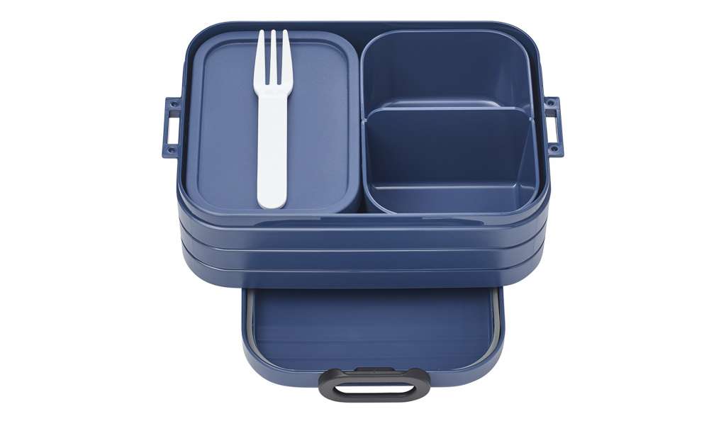 Rosti Mepal Bento-Lunchbox To Go, 0,9l  Take a Break midi ¦ blau ¦ Kunststoff ¦ Maße (cm): B: 12 H: 6,5 Küchenzubehör & Helfer > Vorratsbehälter - Höffner