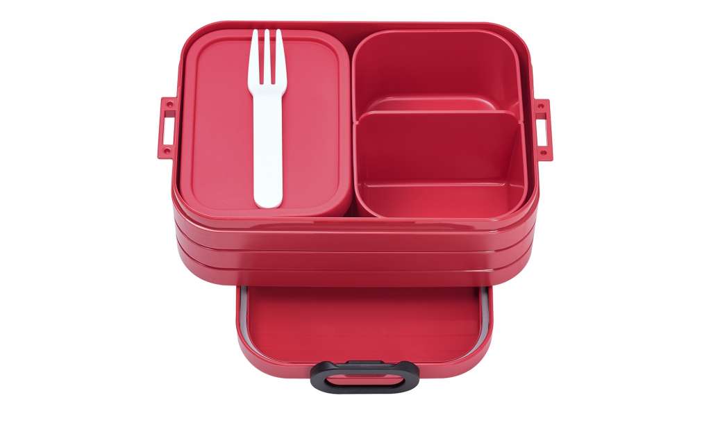 Rosti Mepal Bento-Lunchbox To Go, 0,9l  Take a Break midi ¦ rot ¦ Kunststoff ¦ Maße (cm): B: 12 H: 6,5 Küchenzubehör & Helfer > Vorratsbehälter - Höffner