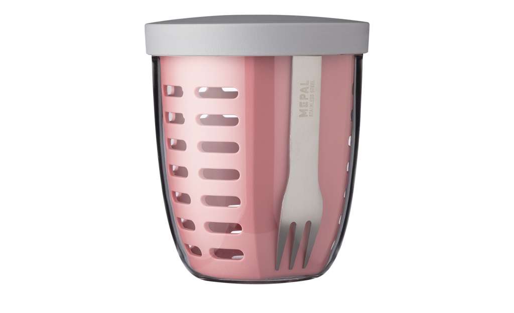Rosti Mepal Fruitpot To Go  Ellipse ¦ rosa/pink ¦ Kunststoff, Edelstahl ¦ Maße (cm): H: 12,7 Ø: 10.7 Küchenzubehör & Helfer > Vorratsbehälter - Höffner