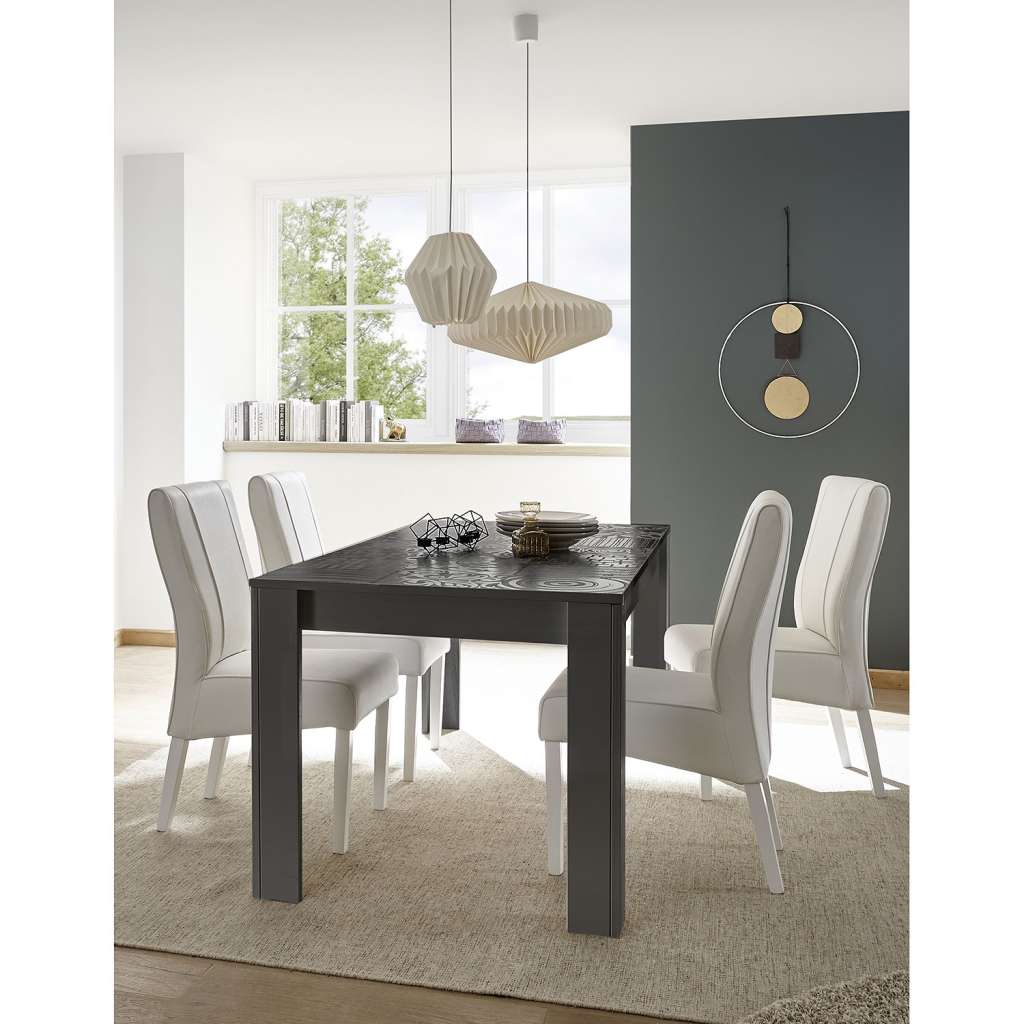 home24 Esstisch Miro (mit Ansteckplatte)