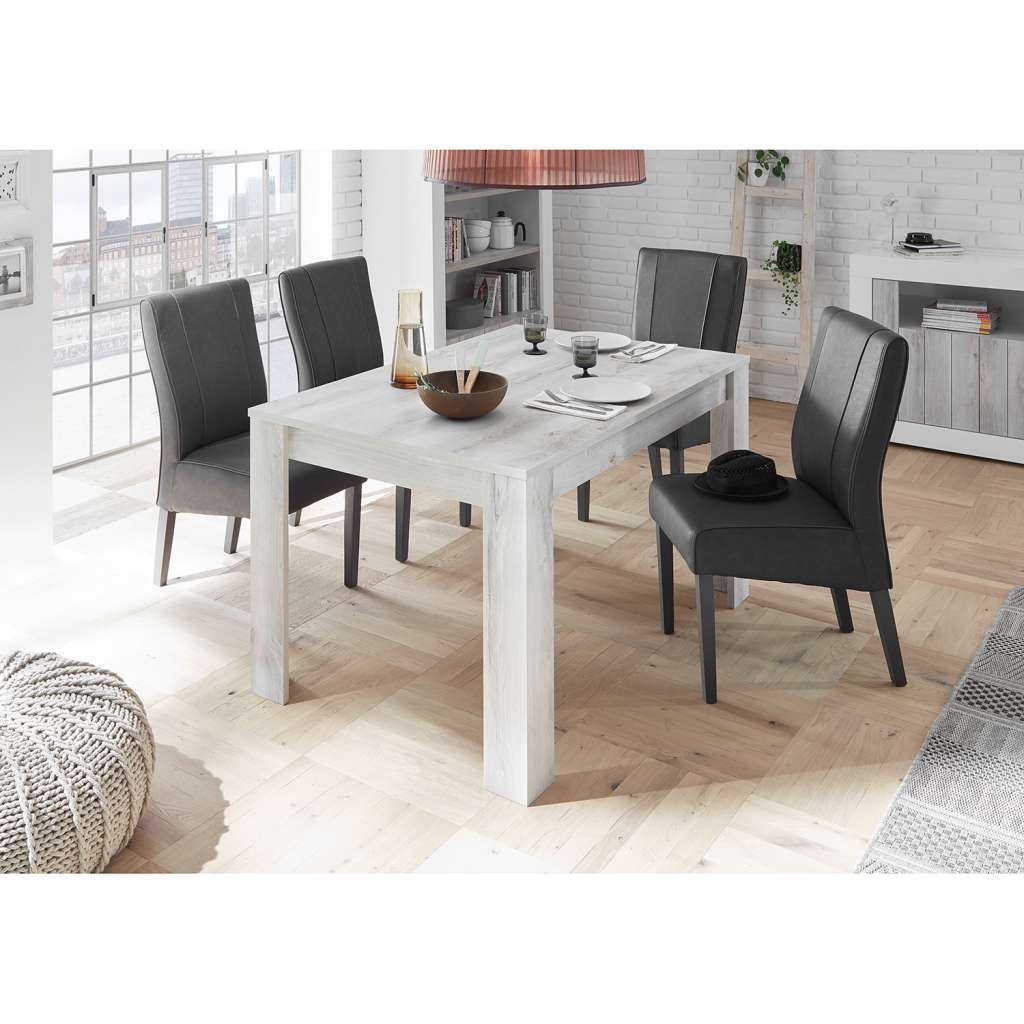 home24 Esstisch Urbino (mit Ansteckplatte)