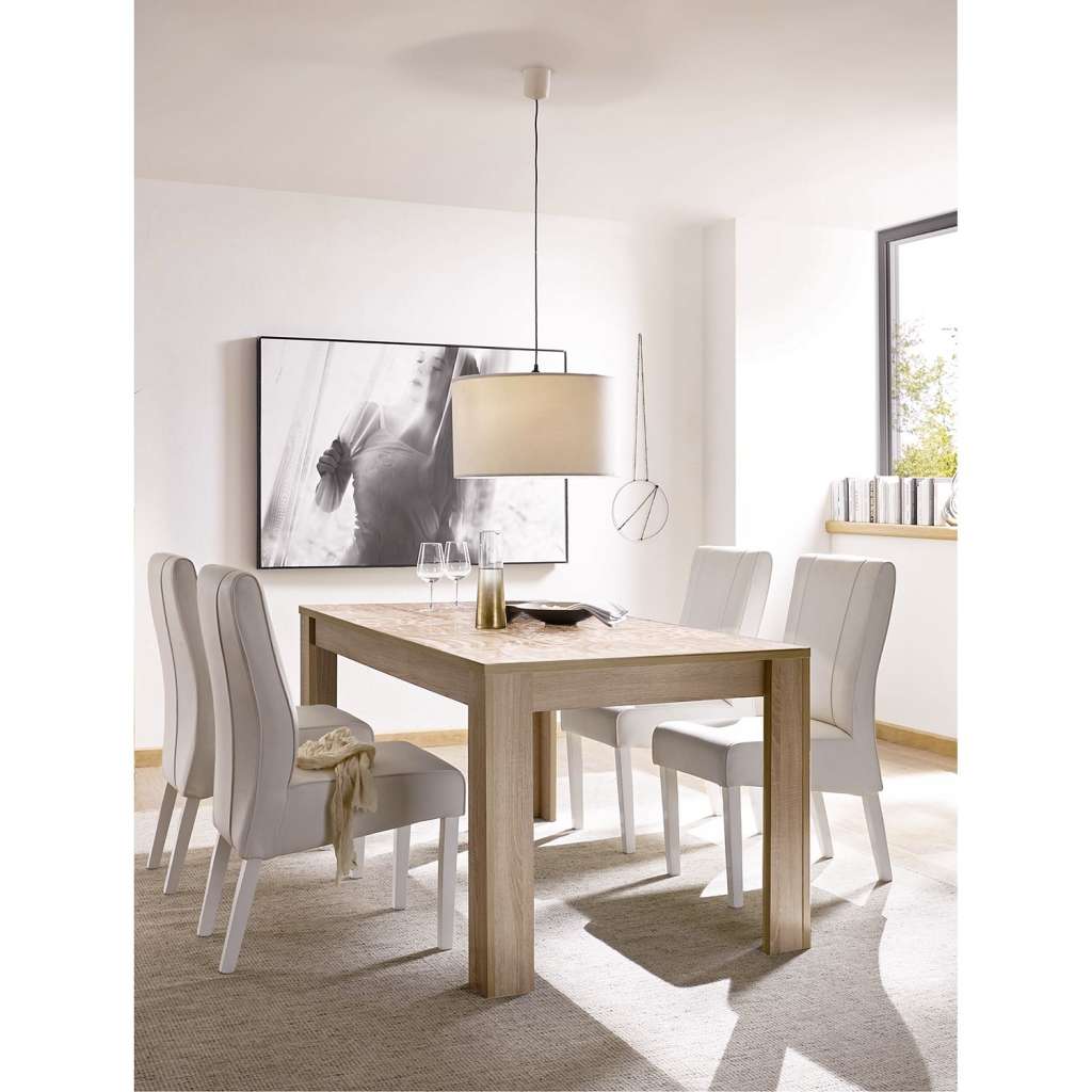 home24 Esstisch Miro (mit Ansteckplatte)
