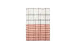 Normann Copenhagen - Ren Geschirrtuch - pale green/spicy orange - stripe grid - indoor