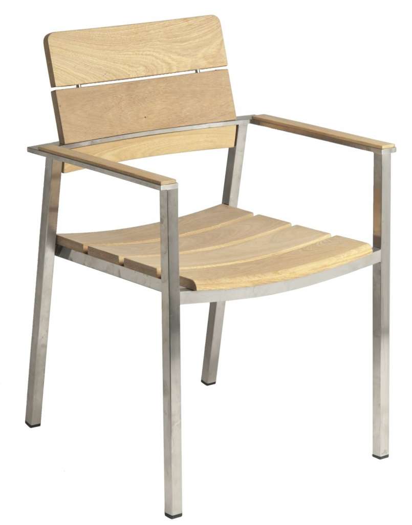 Alexander Rose - Cologne Roble Stuhl, runde Beine - outdoor