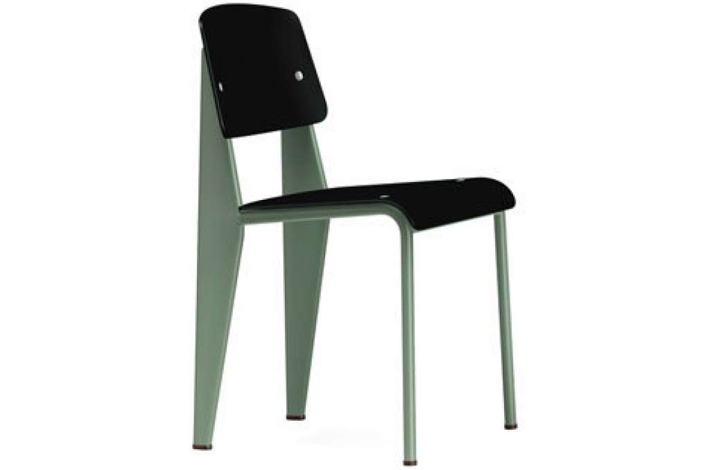 Vitra - Standard SP Stuhl - tiefschwarz - mint - indoor