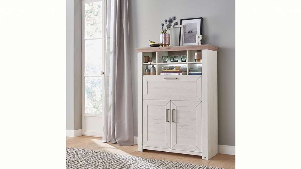set one by Musterring Highboard »york«, Typ 15, Pino Aurelio, Breite 105 cm