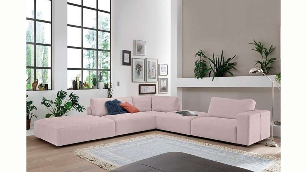 GALLERY M Ecksofa »Lucia«, in vielen Qualitäten und 4 verschieden Nähten