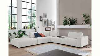 GALLERY M Ecksofa »Lucia«, in vielen Qualitäten und 4 verschieden Nähten