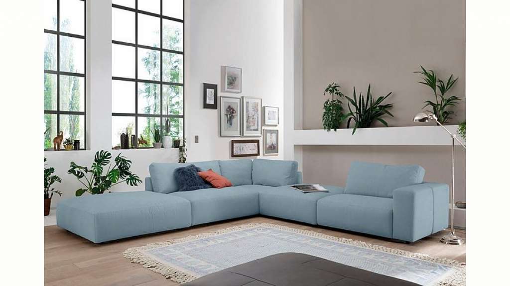 GALLERY M Ecksofa »Lucia«, in vielen Qualitäten und 4 verschieden Nähten