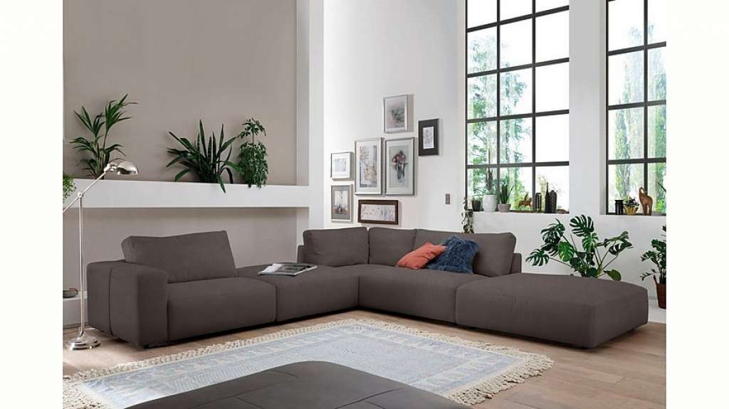 GALLERY M Ecksofa »Lucia«, in vielen Qualitäten und 4 verschieden Nähten