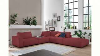 GALLERY M Ecksofa »Lucia«, in vielen Qualitäten und 4 verschieden Nähten
