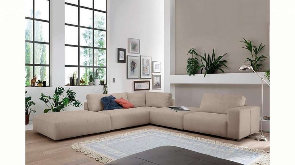 GALLERY M Ecksofa »Lucia«, in vielen Qualitäten und 4 verschieden Nähten