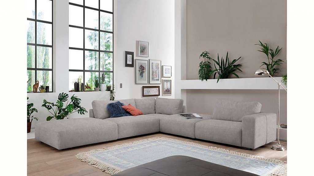GALLERY M Ecksofa »Lucia«, in vielen Qualitäten und 4 verschieden Nähten