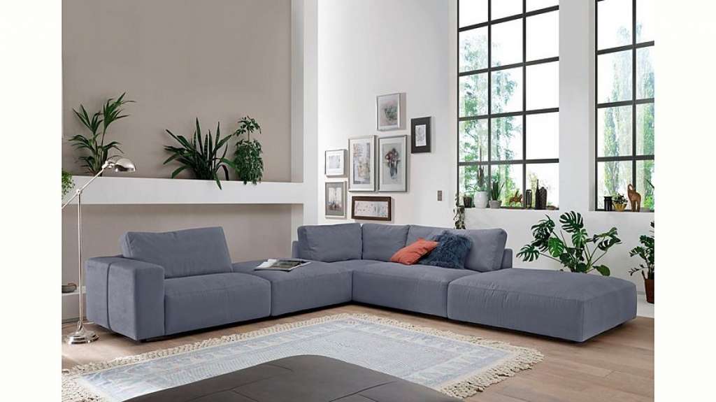 GALLERY M Ecksofa »Lucia«, in vielen Qualitäten und 4 verschieden Nähten