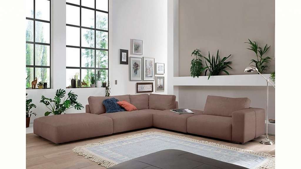 GALLERY M Ecksofa »Lucia«, in vielen Qualitäten und 4 verschieden Nähten