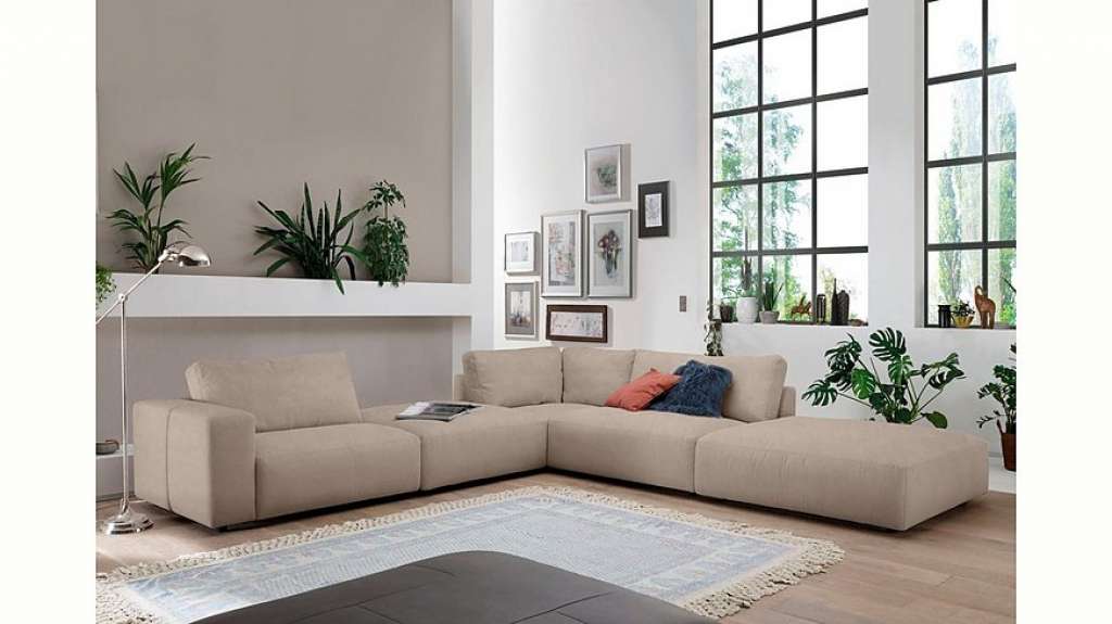 GALLERY M Ecksofa »Lucia«, in vielen Qualitäten und 4 verschieden Nähten