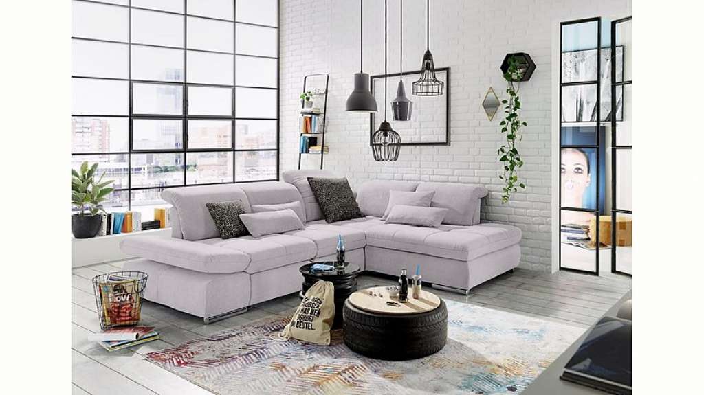 set one by Musterring Ecksofa »SO4100«, Ottomane links oder rechts bestellbar, wahlweise mit Bettfunktion