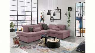 set one by Musterring Ecksofa »SO4100«, Recamiere links oder rechts, wahlweise mit Bettfunktion