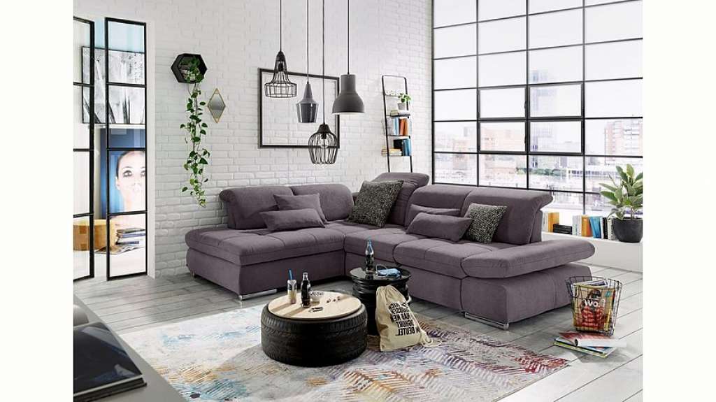 set one by Musterring Ecksofa »SO4100«, Ottomane links oder rechts bestellbar, wahlweise mit Bettfunktion