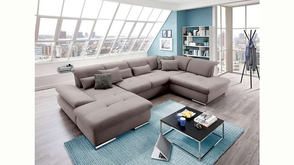 set one by Musterring Wohnlandschaft »SO4100«, Ottomane wahlweise links oder rechts bestellbar, wahlweise mit Bettfunktion