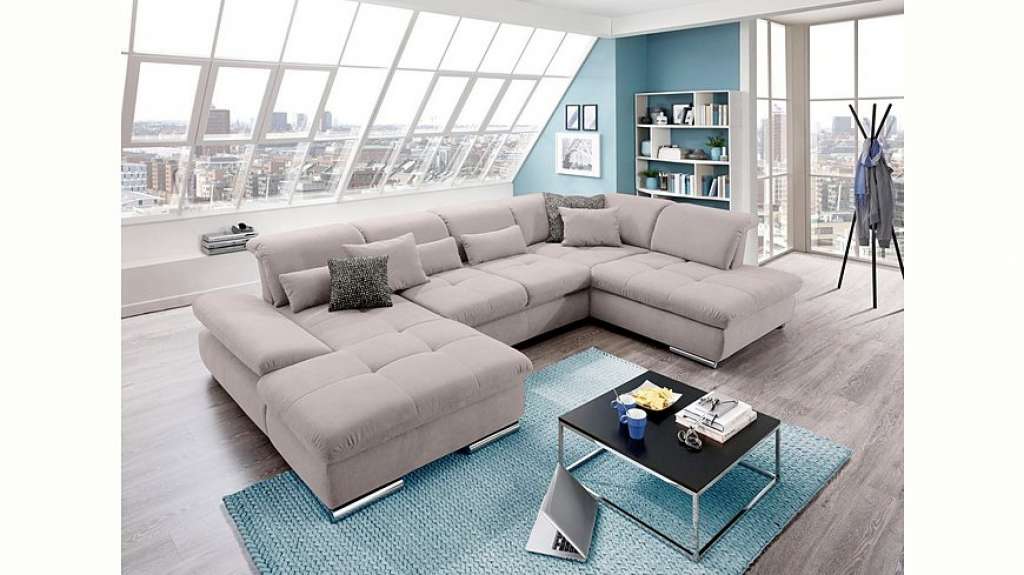 set one by Musterring Wohnlandschaft »SO4100«, Ottomane wahlweise links oder rechts bestellbar, wahlweise mit Bettfunktion