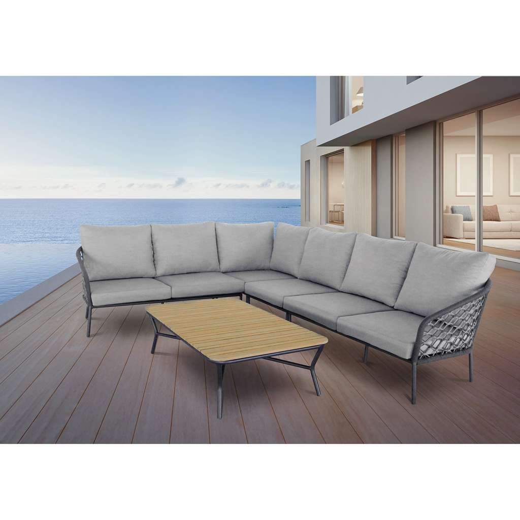 home24 Loungegruppe Mali (5-teilig)