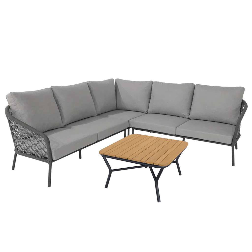 home24 Loungegruppe Mali (4-teilig)