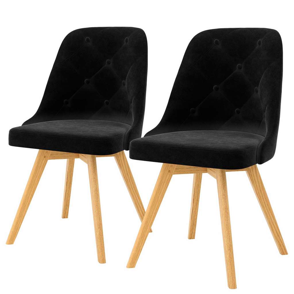 home24 Polsterstuhl Lux I (2er-Set)