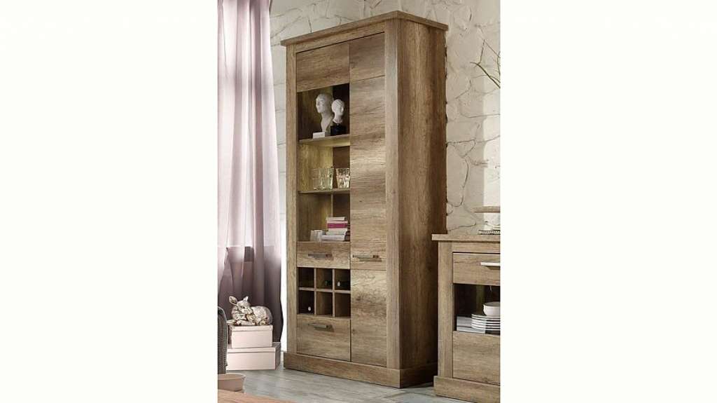 trendteam Stauraumvitrine, Höhe 210 cm