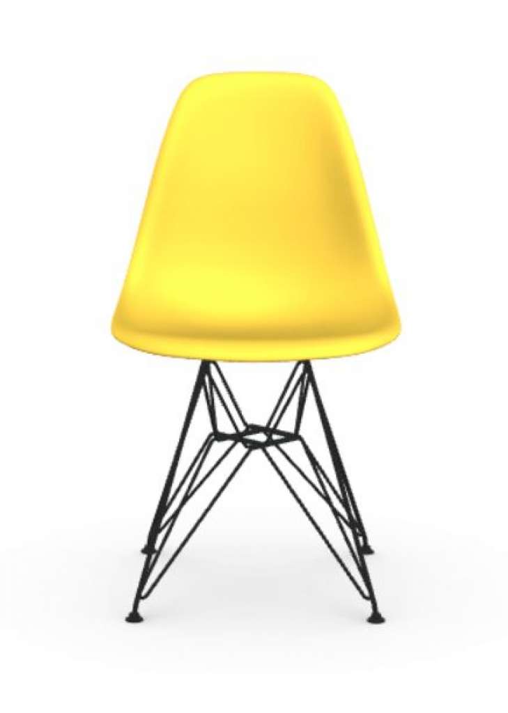 Vitra - DSR Eames Plastic Sidechair - poppy red - Sitzhöhe 43 cm - indoor