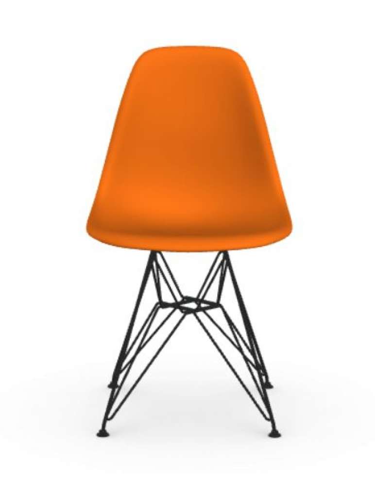 Vitra - DSR Eames Plastic Sidechair - crème - Sitzhöhe 43 cm - indoor