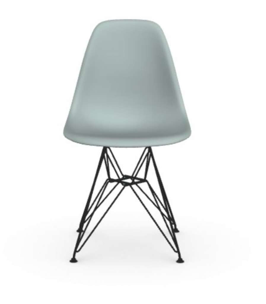 Vitra - DSR Eames Plastic Sidechair - classic green - Sitzhöhe 43 cm - indoor