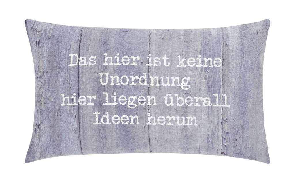 for friends Kissen  Das hier ist ... ¦ blau ¦ Polyester ¦ Maße (cm): B: 30 Heimtextilien > Kissen > Dekokissen - Höffner