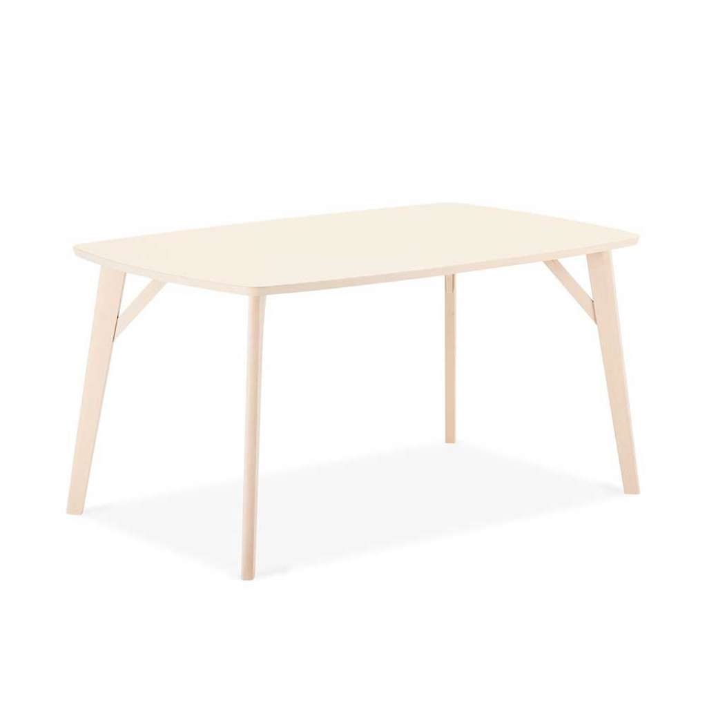 Esstisch in Buche White Wash furniert 150 cm breit