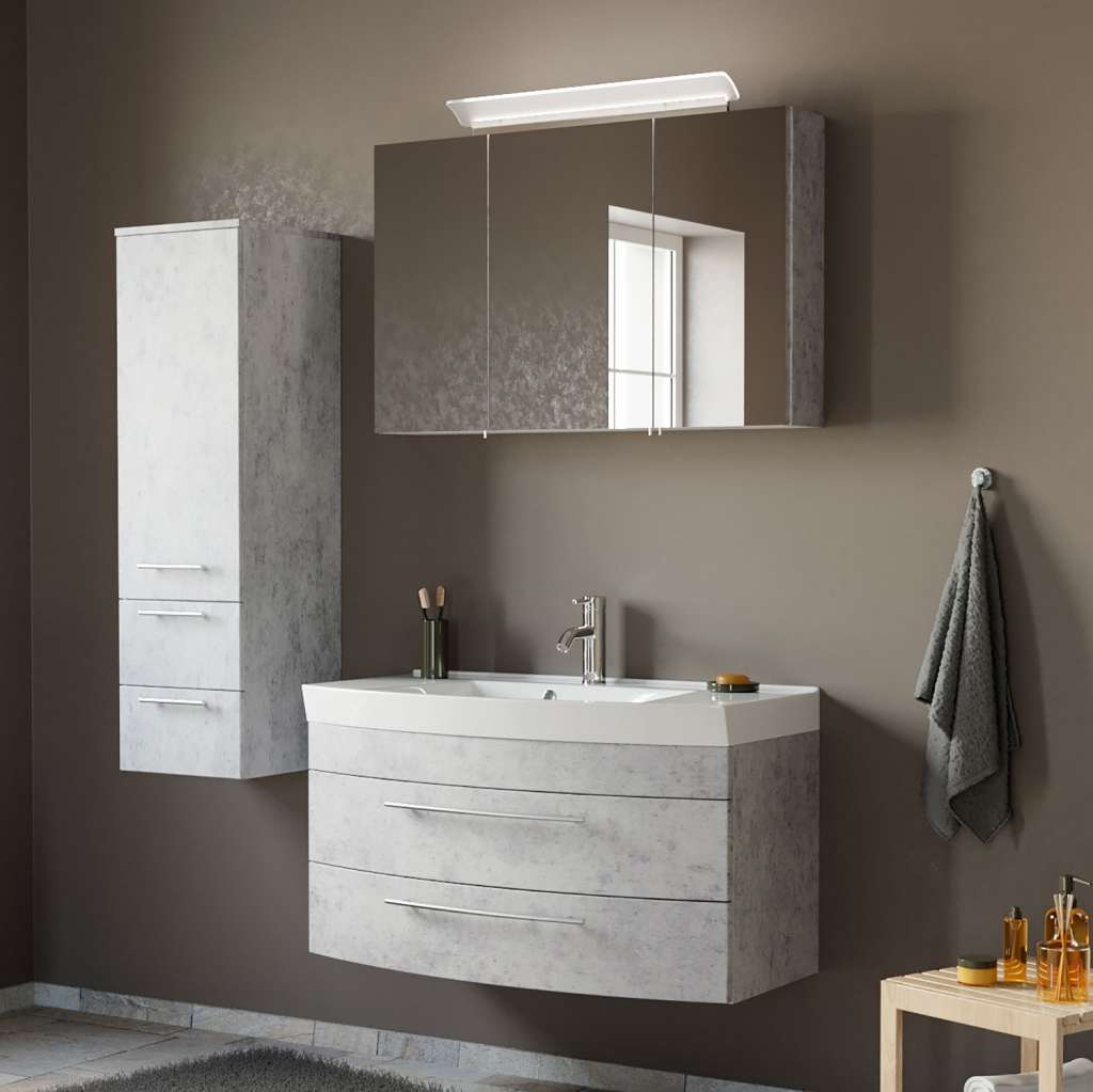 home24 Badezimmerset Luna III (3-teilig)