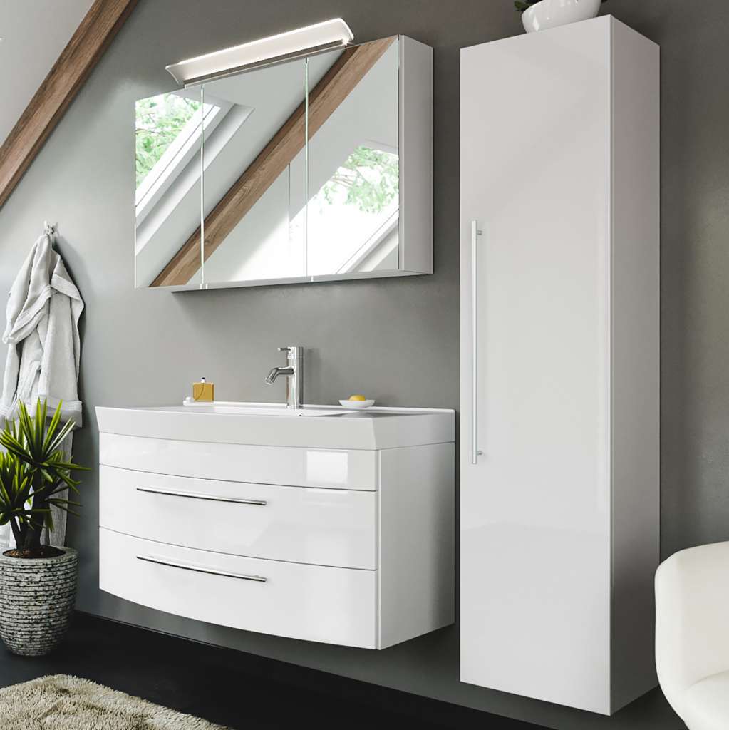 home24 Badezimmerset Luna II (3-teilig)