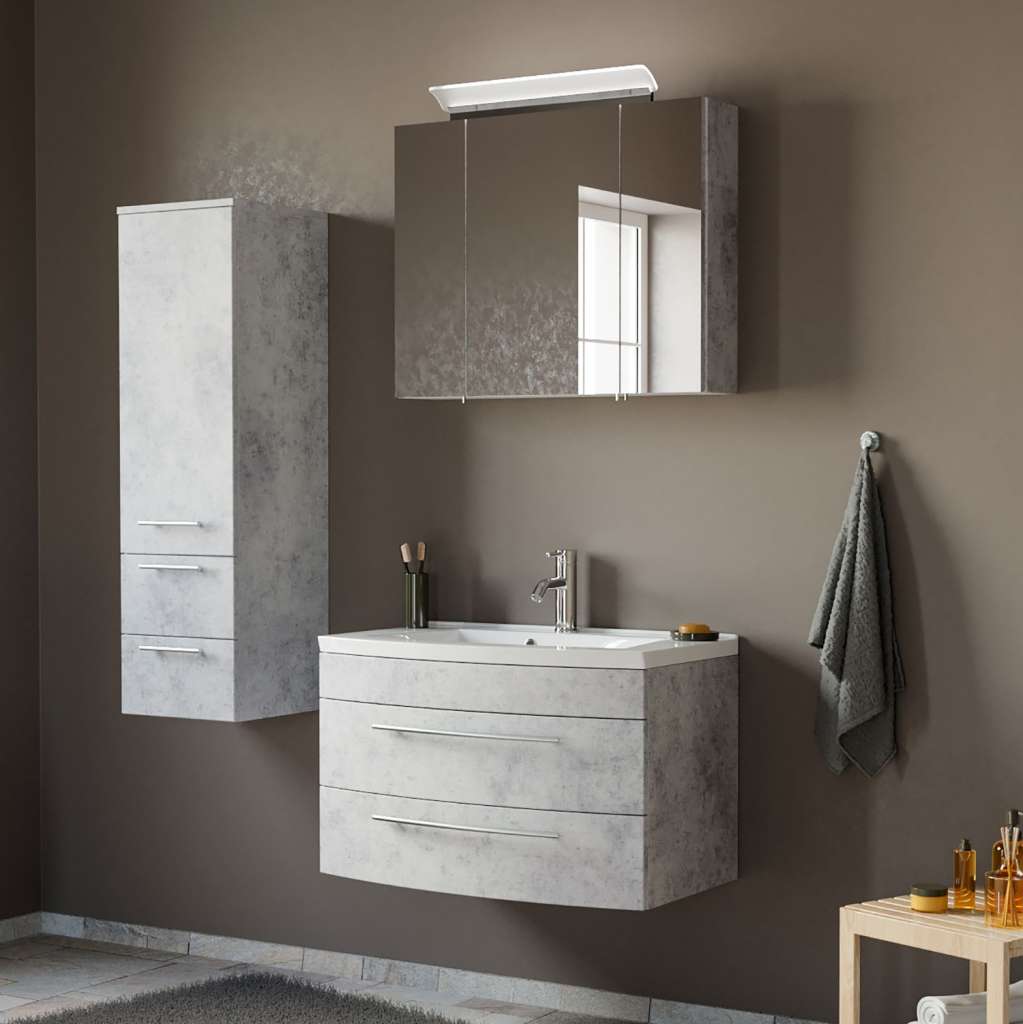 home24 Badezimmerset Luna III (3-teilig)