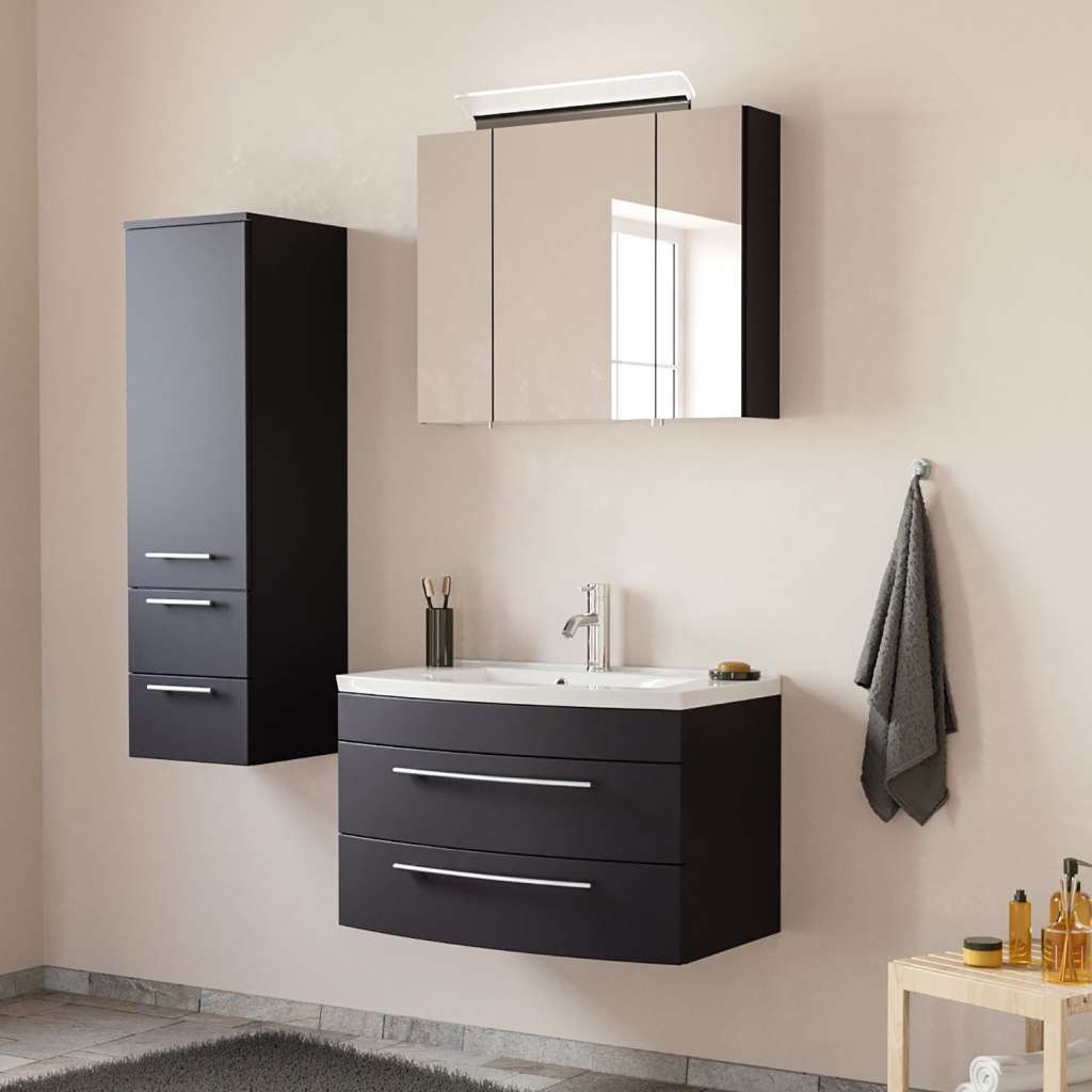 home24 Badezimmerset Luna III (3-teilig)