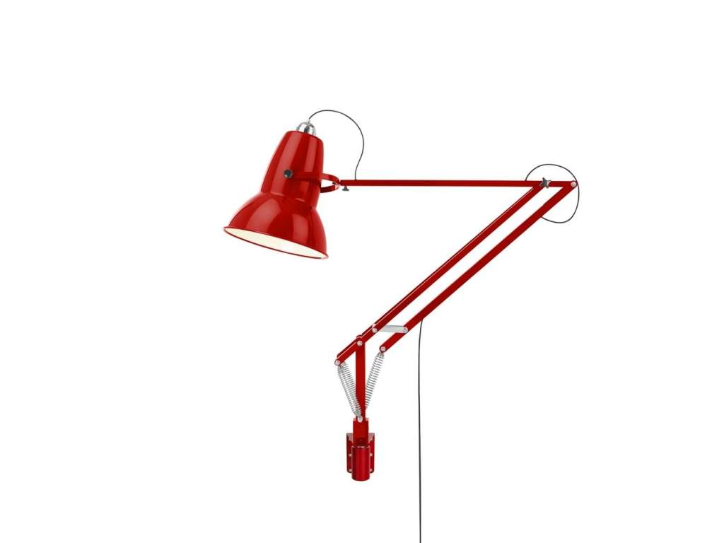 Anglepoise - Original 1227™ Giant Wandleuchte, montierbar Outdoor -  hochglänzend karmesinrot - indoor
