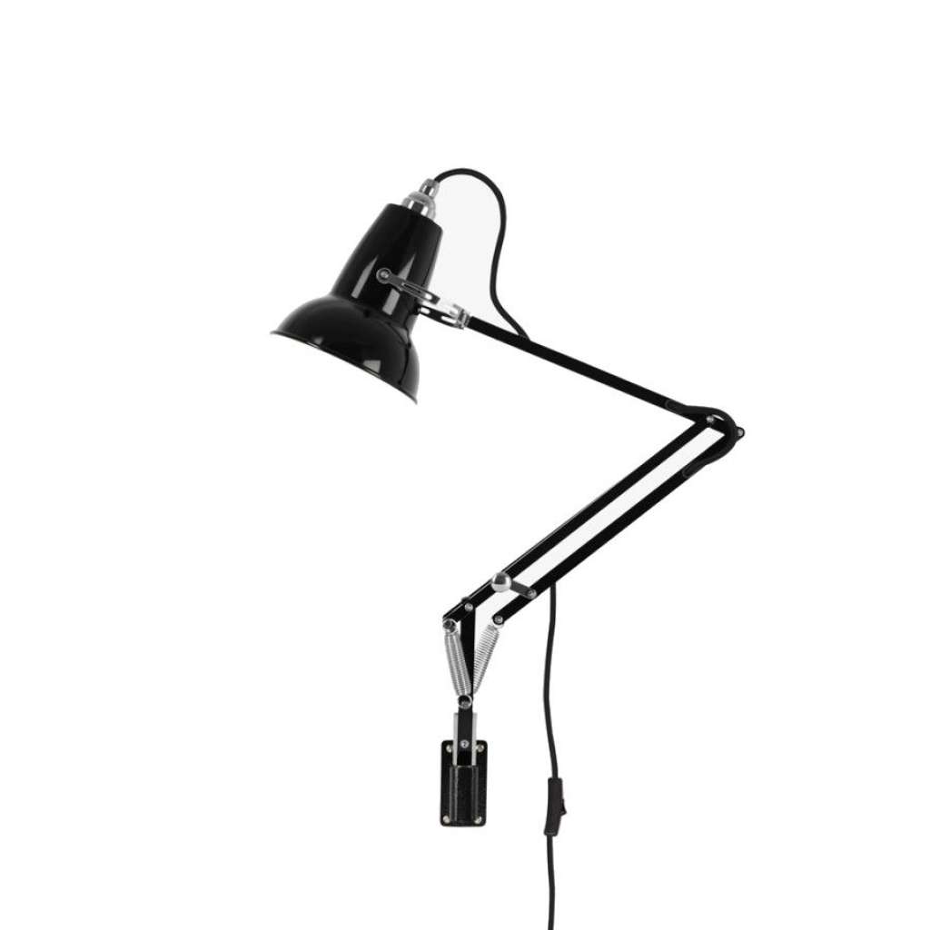 Anglepoise - Original 1227™ Mini Wandleuchte, montierbar -  jet schwarz - indoor